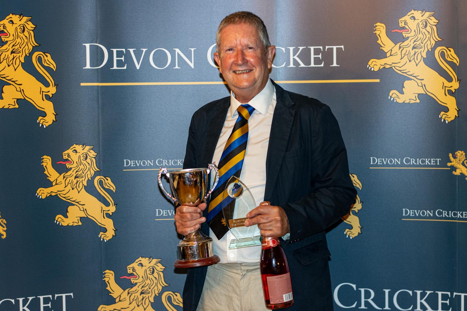 Nigel Ashplant with the Bryan Hayter Cup.