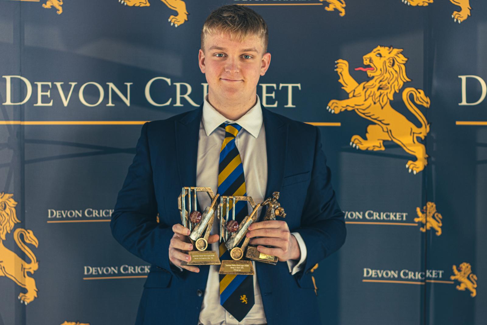 Under 18 Boys Batter of the Year, Lawrence Walker.