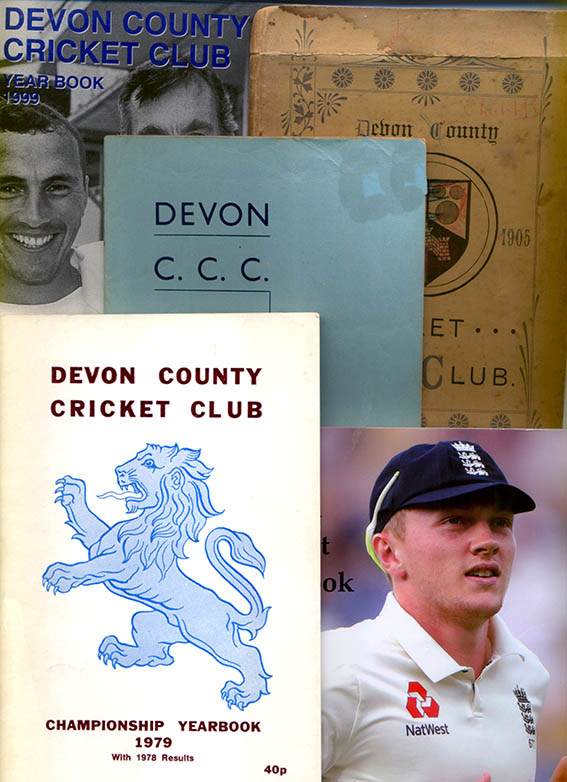The changing appearance of the Devon Cricket Yearbook, which is available digitally for the first time