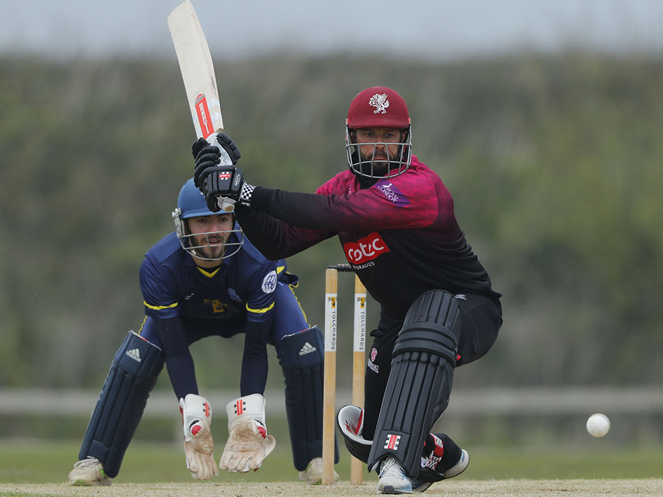 Peter Trego batting for Somerset 2nd XI against Devon during a pre-season friendly at Instow<br>credit: https://www.ppauk.com/photo/2110461/