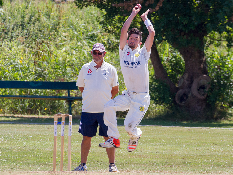 Sean Butler - three wickets for Budleigh in the win over Clyst Hydon