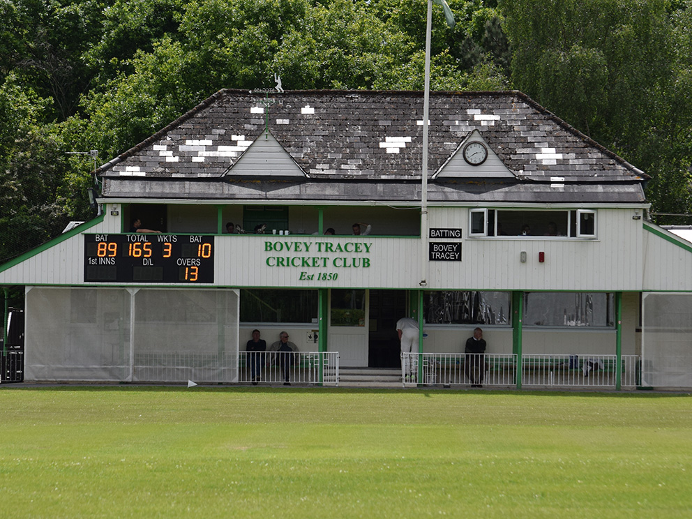 Bovey Tracey CC – gates open at 9.30am for the big game<br>credit: Conrad Sutcliffe