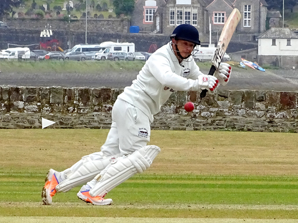 Darren Butler – more runs for North Devon against Hatherleigh, but this time on the losing side<br>credit: Fiona Tyson