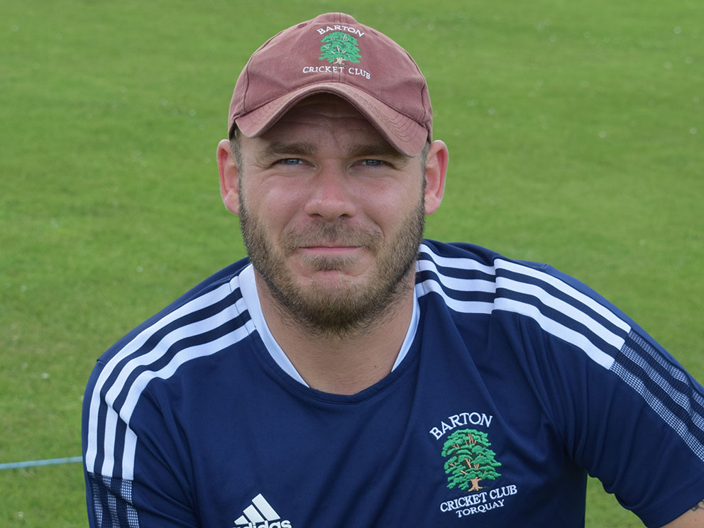 Stuart Bowker - three wickets for Barton in the win at Budleigh Salterton