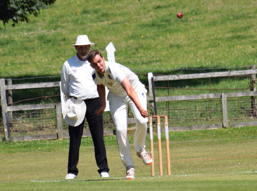 Devon debutant Jonty Walliker - two catches and a wicket in his first outing in three-day cricket
