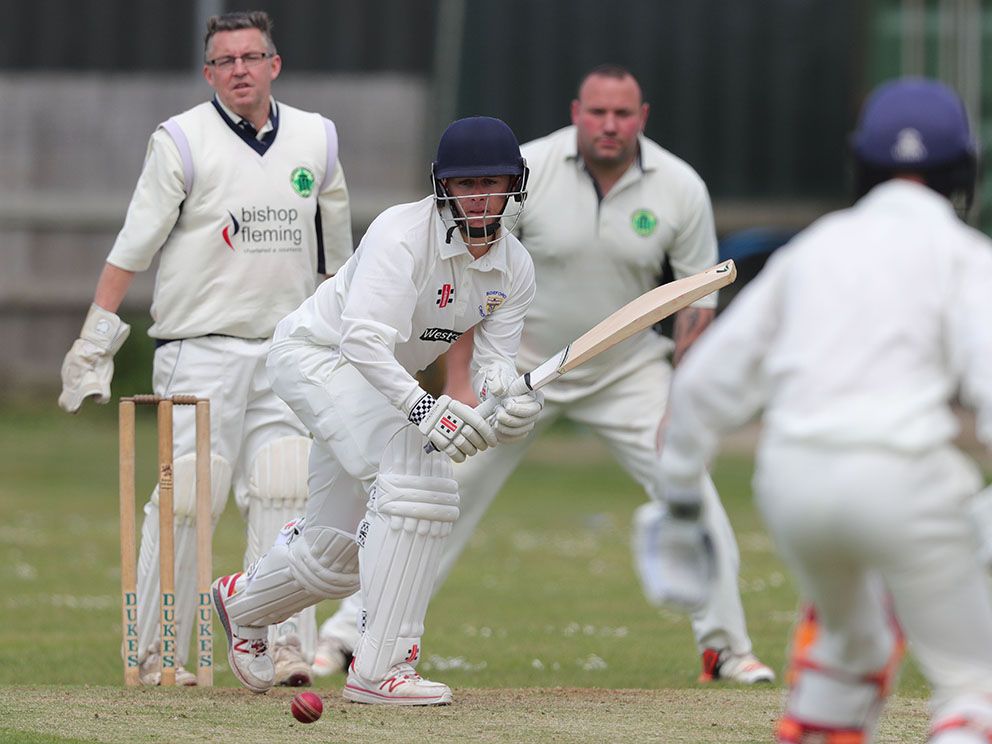 Jamie Lathwell at the crease for former club Bideford<br>credit: @ppauk | no re-use without consent of copyright holder