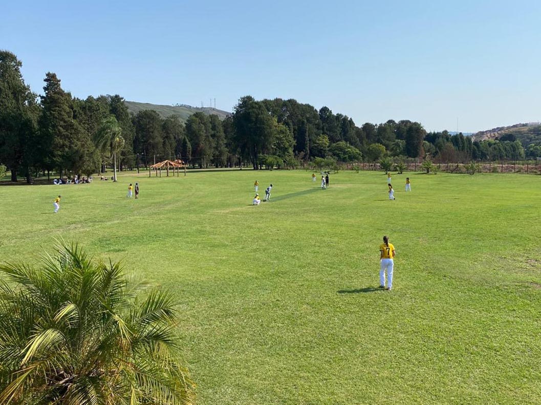 A view over the cricket ground in PoÃ§os De Caldas