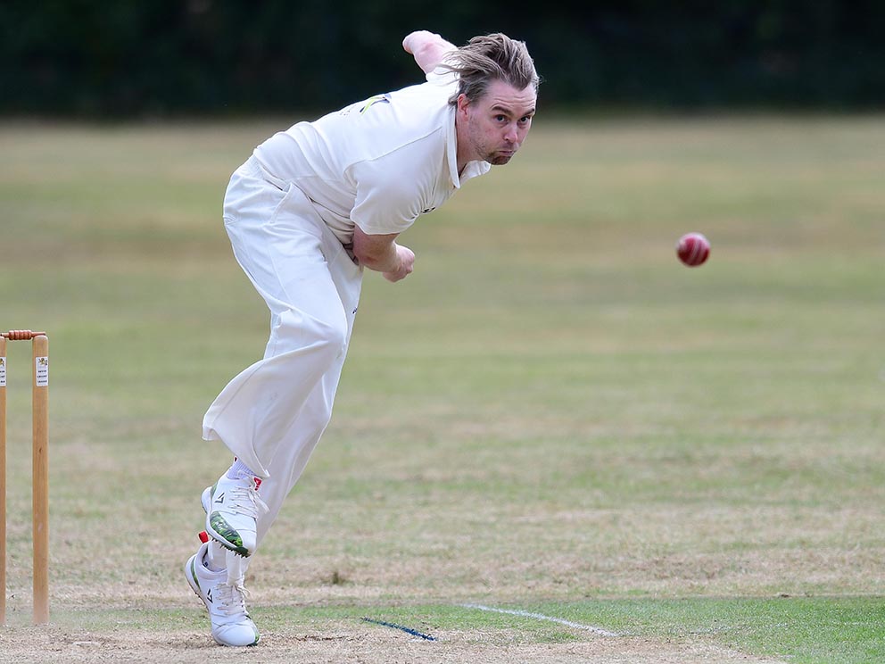 Mitch Pugh - first appearance this season for Bradninch<br>credit: Gerry Hunt