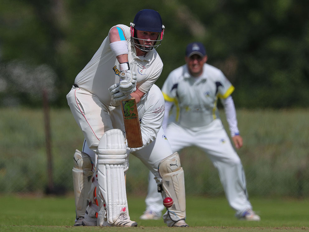 Paul Fielder â€“ one of only three Thorverton batsmen to get past 40 in the season just ended<br>credit: @ppauk | no re-use without consent of copyright holder