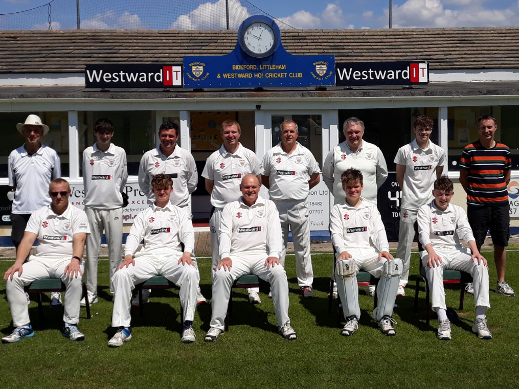 The Bideford 2nd XI that defeated Axminster â€“ see story 