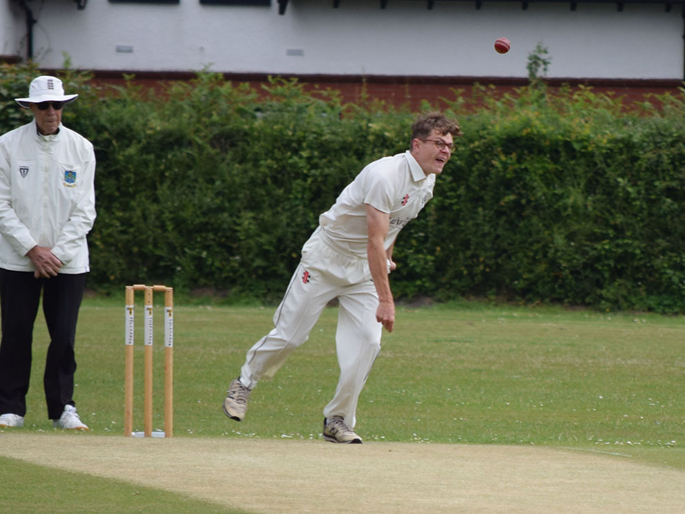 Heathcoat captain Matt Hodson â€“ two wickets in the win over Kilmington