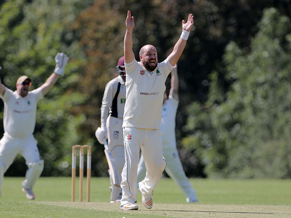 Tom Porter â€“ four wickets for Barton in the win at Babbacombe<br>credit: @ppauk | no re-use without consent of copyright holder