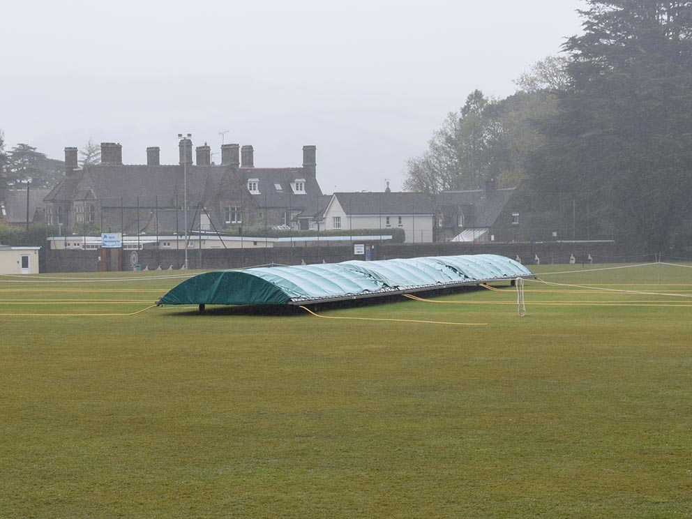 No play today at Bovey Tracey CC<br>credit: Conrad Sutcliffe - no re-use without copyright owner's consent