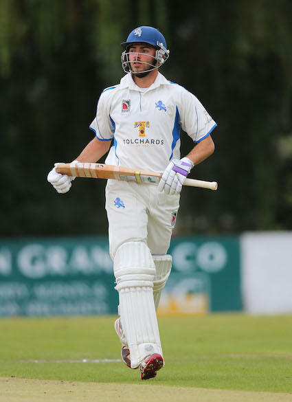 Devon captain Matt Thompson, who scored his maiden county century at Eastnor, where Devon return in 2019