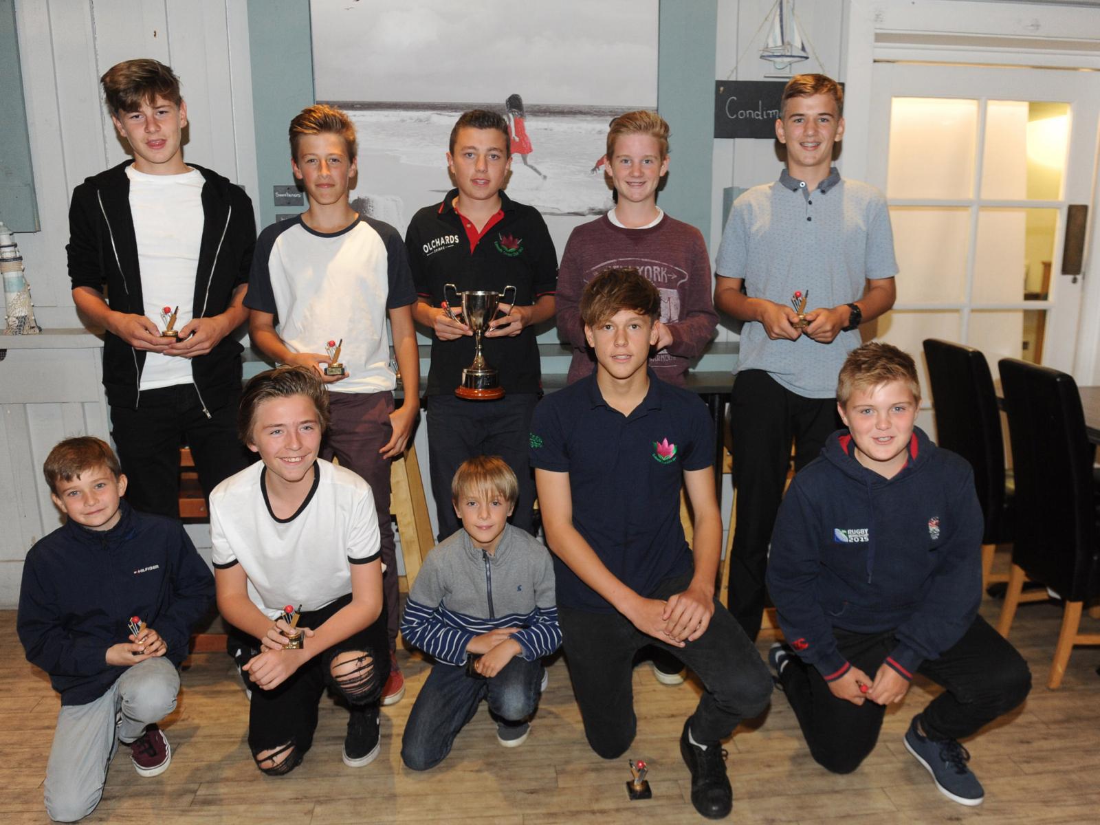 Exmouth U14s, who did the double in their age group