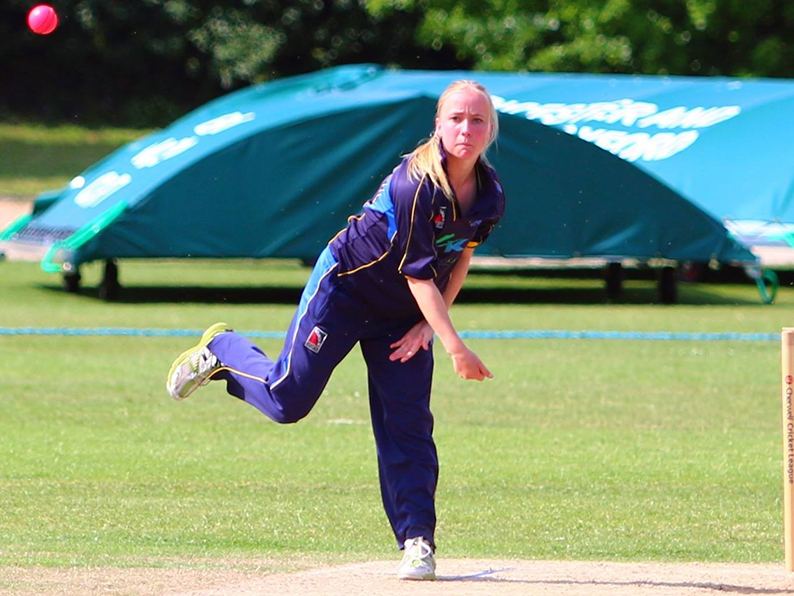 Becca Silk 0 four wickets for Woodbury & Newton SC in their win over Ottery II
