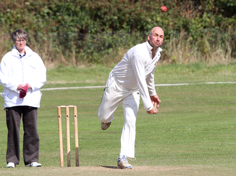 Chris Cook - runs and wickets for Devon O50s in the win over Isle of Wight