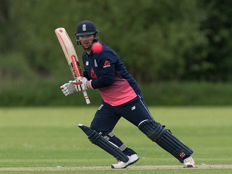 North Devon and England LD batsman Dan Bowser<br>credit: ECB/Getty Images