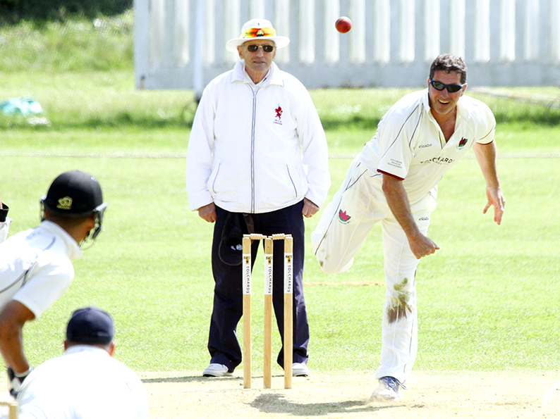 Bob Dawso - two wickets for Exmouth in the win over Hatherleigh
