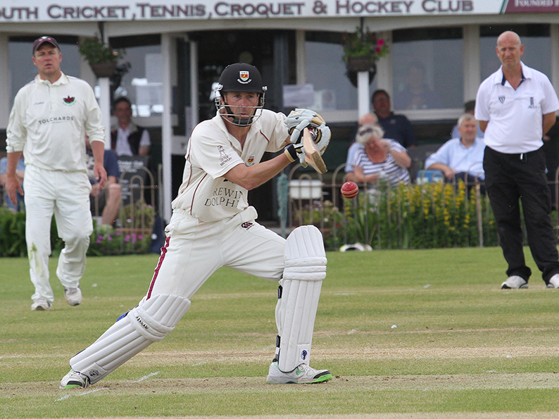 Anthony Griffiths - he hit a ton for Sidmouth II against Torquay on the Fortfield