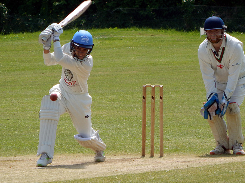 North Devon's Adrian Isherwood -  scored a ton and took four wickets against Bradninch