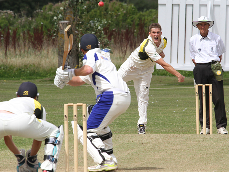 James Leat - in the wickets again for Budleigh Salterton