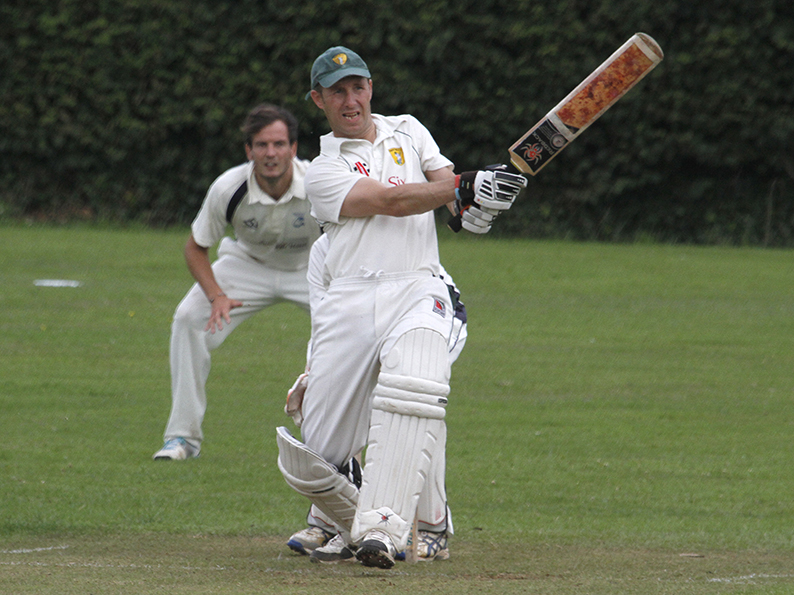 Mark Kingdon - in the thick of the action for Feniton