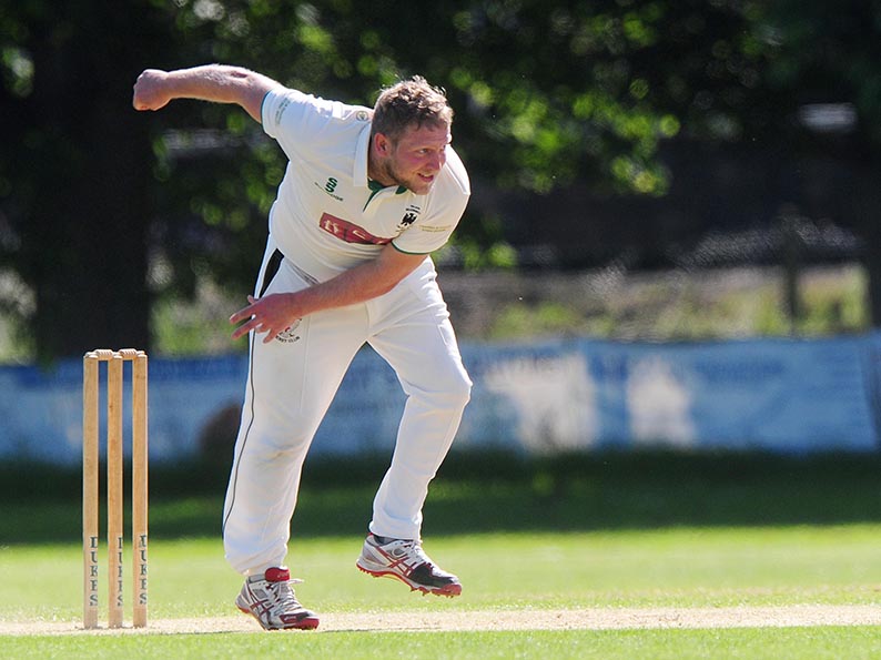 Ross Acton - had Cornwood in trouble but they recovered to win by three wickets<br>credit: www.ppauk.com