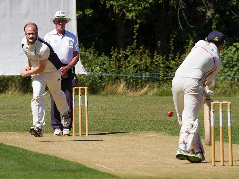 Will Harrison - three wickets for Ottery in the win over Sidmouth