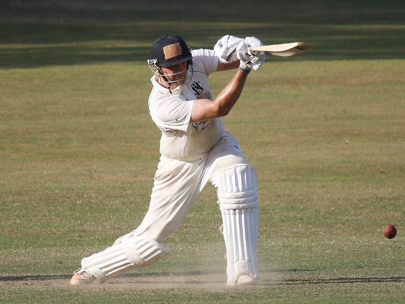 Liam Lewis - Heathcoat's in-form opening batsman<br>credit: Gerry Hunt