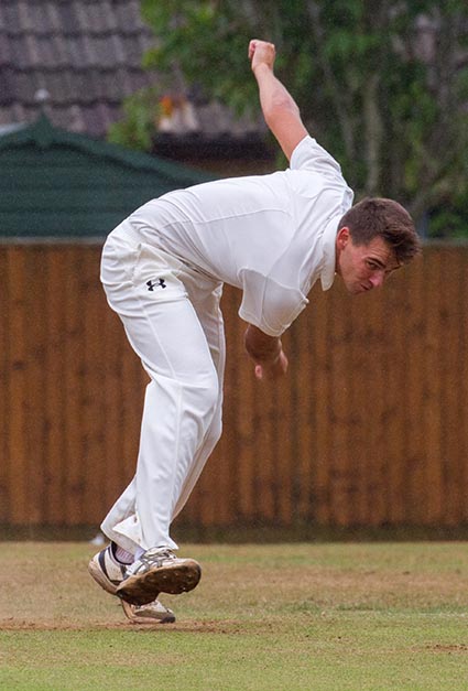 Ollie Reed - shared the bowling honours for Kilmington with Rob Crabb