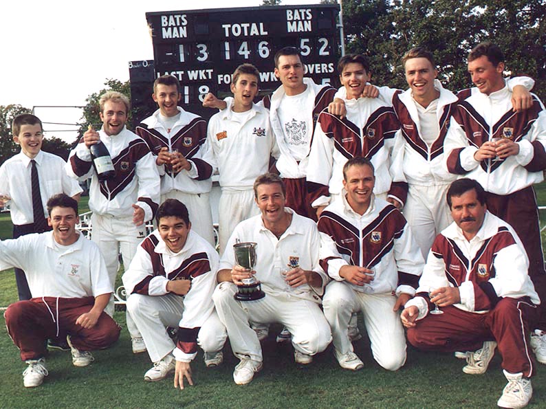 The 1996 Torquay side who broke Exmouthâ€™s six-year grip on the Premier Division title by winning it themselves for the first time since 1982. Long-serving scorer Nick Evanson is on the extreme left in the back row. Also pictured are  (back, left to right): Mike Pugh, Ian Bransdon, Matt Hunt, Ian Baker, Neil Hancock, Reggie Williams, Kevin Barrett; front: Haydn Morgan, Tim Western, Nigel Janes (captain), Ryan Horrell and John Morgan (team manager)