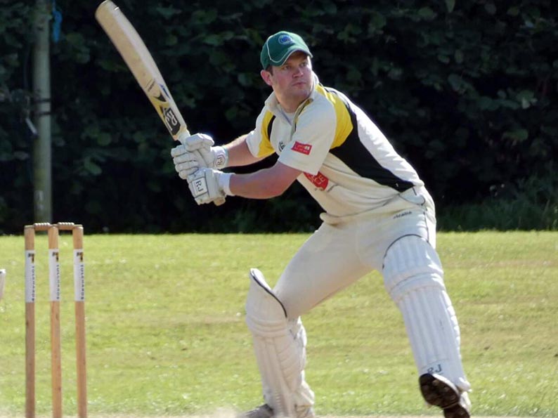 Lloyd White hits out for Ashburton in their win over Chagford