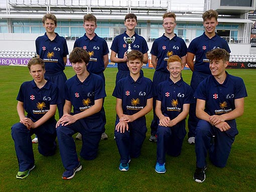 The victorious South Dartmoor U15 boys team