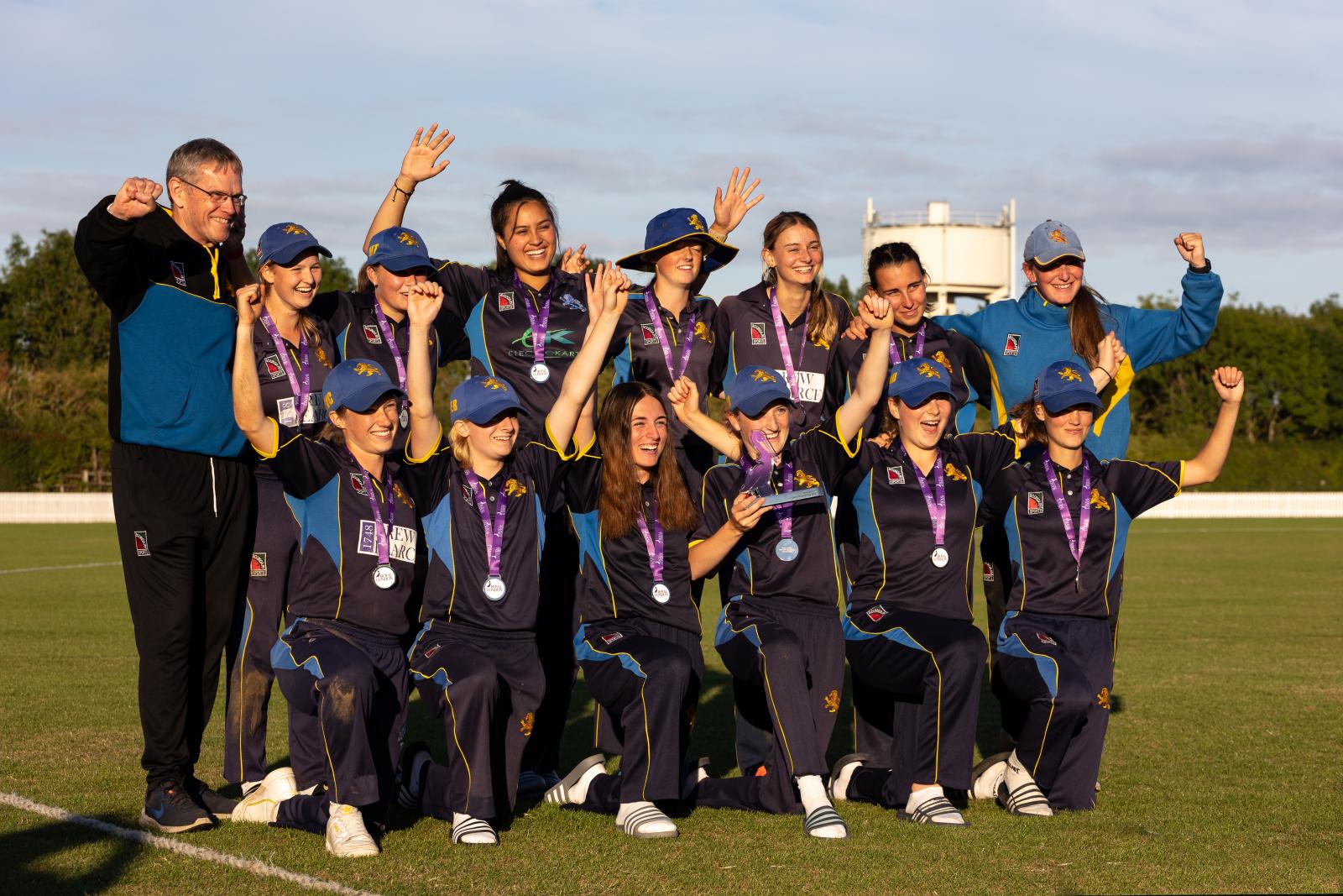 The Under 18s Girls were crowned ECB Royal London County Cup Champions last year. Credit: Mark Lockett.