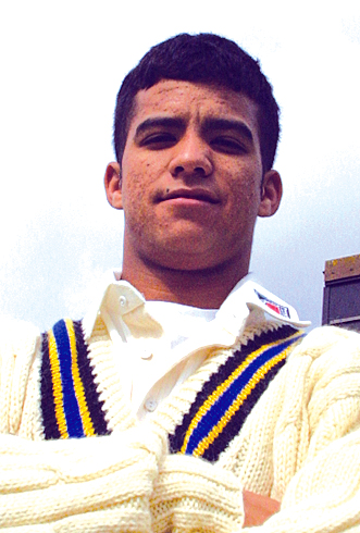 J P Duminy, who played for a Devon XI against Somerset 2nd XI when this picture was taken