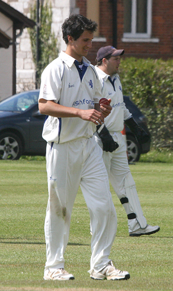 Lewis Gregory, fielding for Devon against Buckinghamshire back in the 2010 season