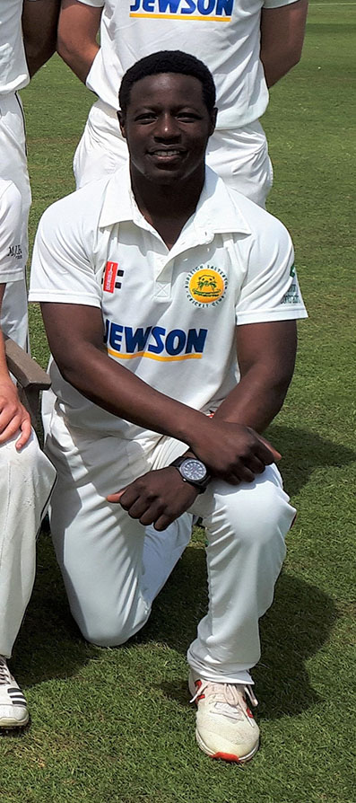 SWITCHED: Tary Musakanda, who has joined Cornwood from Budleigh Salterton