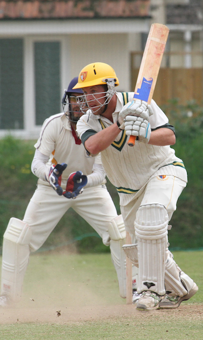 Steve Batey, who hit out for Uplyme against Exeter 3rd XI