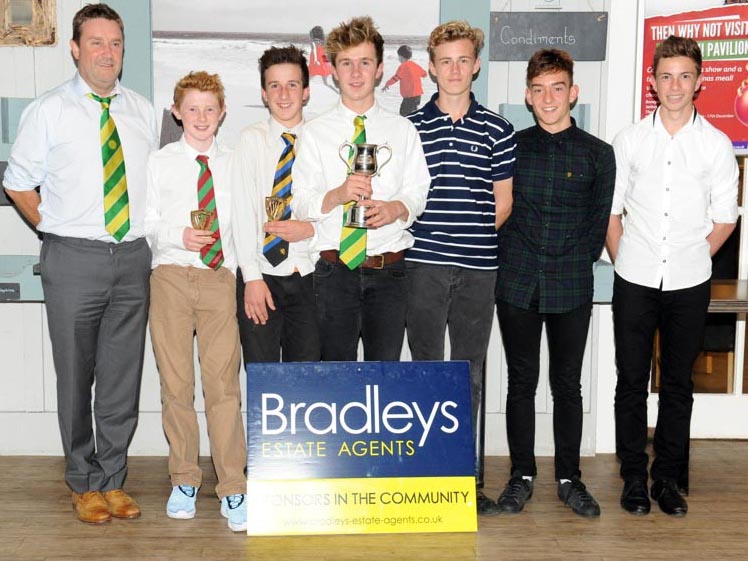 Flashback - Budleigh Salterton's U15 team at the 2015 EDYL awards
