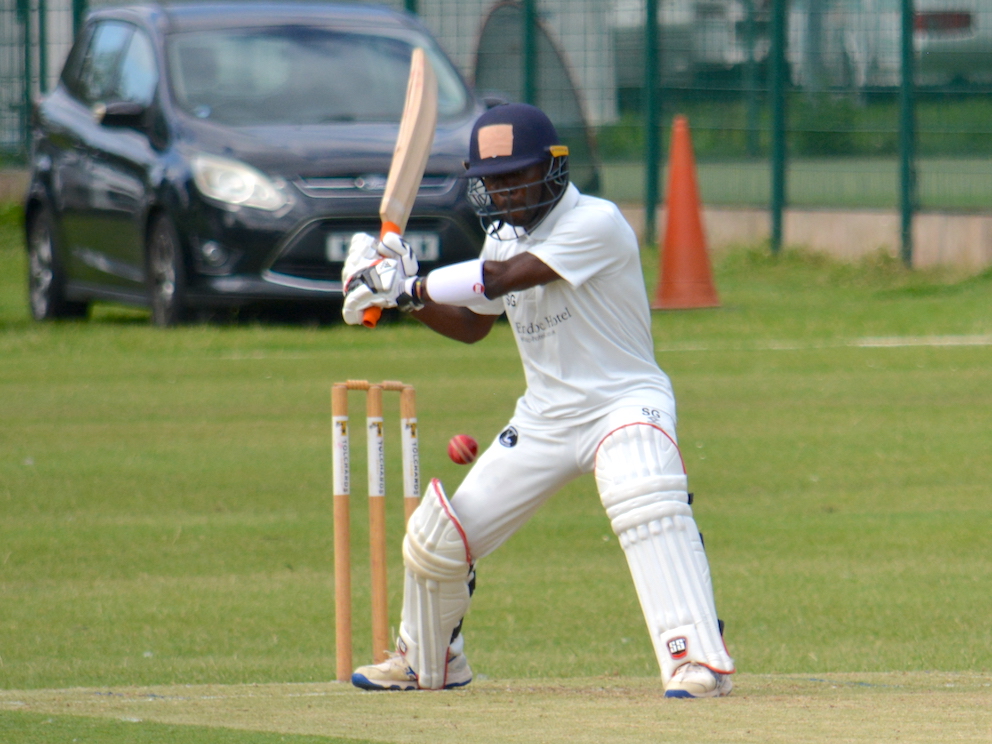 Bridestowe & Belstone batter Shaquan Glasgow, who helped himself to 179 against Bideford