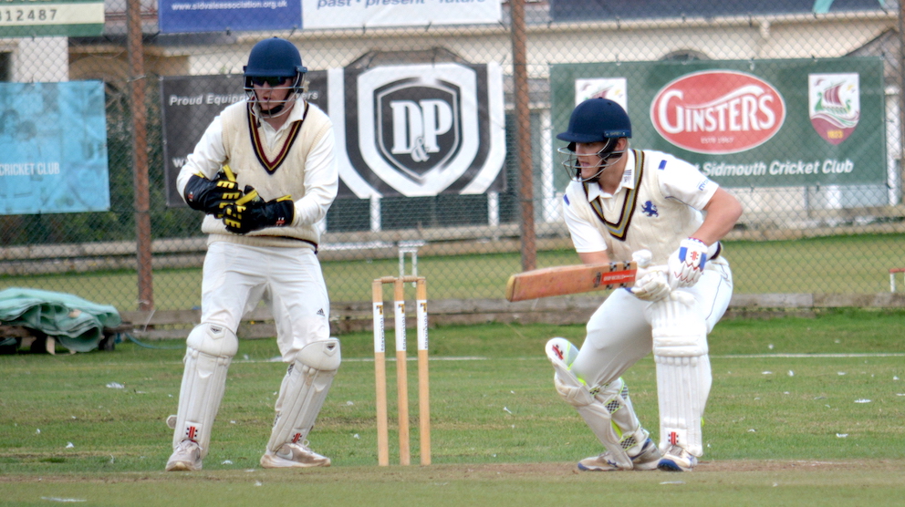 Devon's Lawrence Walker on the offensive against Oxfordshire