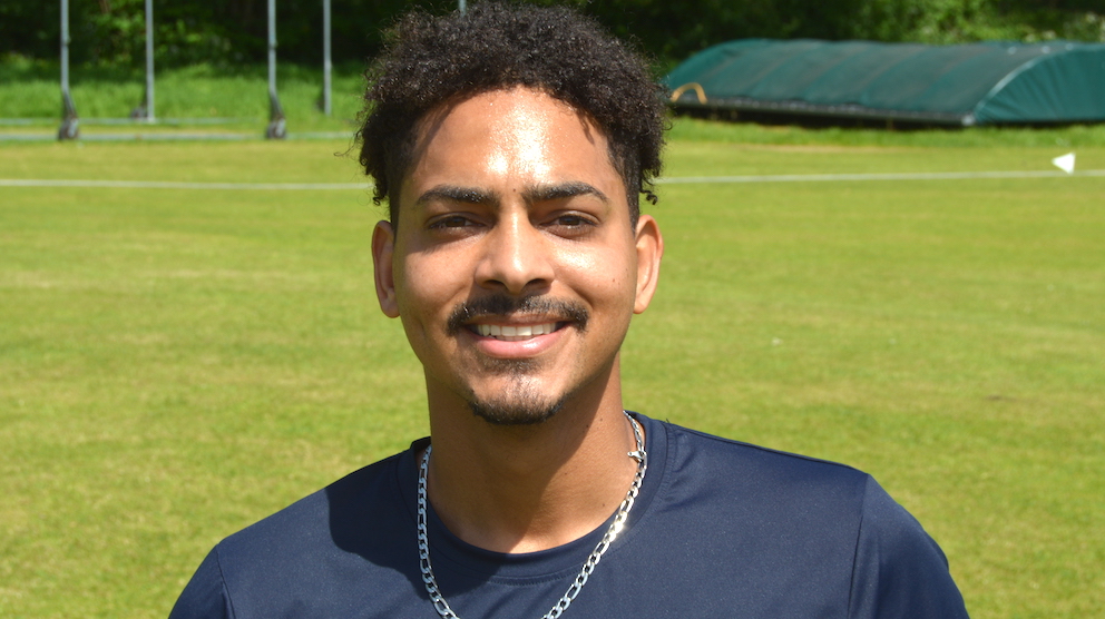 Mickey Copeland  – a ton and three wickets for Ivybridge<br>credit: Conrad Sutcliffe - no re-use without copyright owner's consent