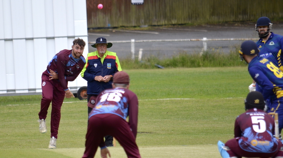 Harry Passenger – three wickets and a half-century for Torquay & Kingskerswell in the win at Cullompton<br>credit: Conrad Sutcliffe - no re-use without copyright owner's consent Harry Passenger – three wickets and a half-century for Torquay & Kingskerswell in the win at Cullompton<br>credit: Conrad Sutcliffe - no re-use without copyright owner's consent