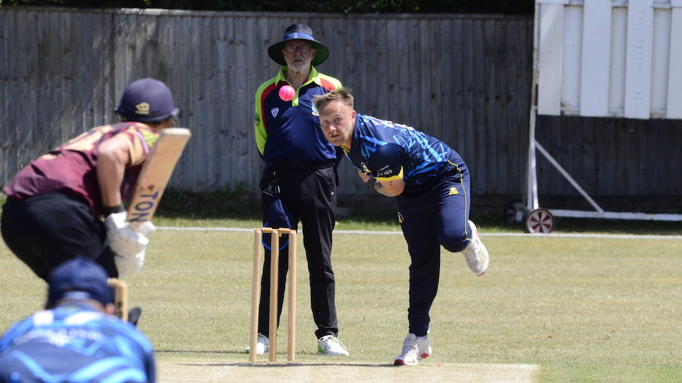 Adam Frost, who is back in Plymstock's team after a week away<br>credit: Conrad Sutcliffe - no re-use without copyright owner's consent