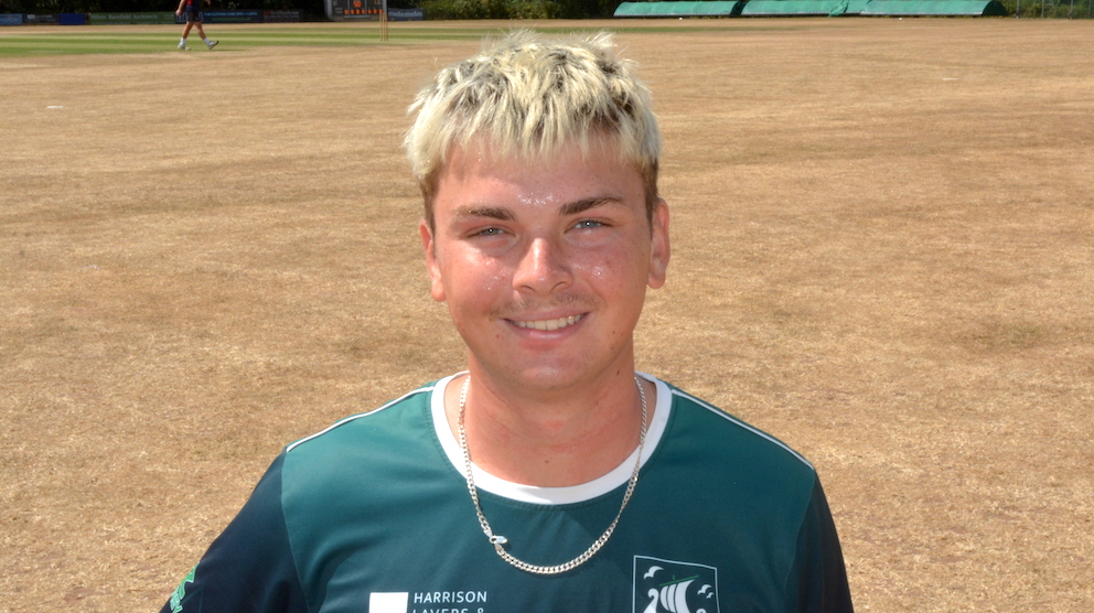 Sidmouth's Charlie Gaywood – emerged as a bowling option during the season<br>credit: Conrad Sutcliffe - no re-use without copyright owner's consent