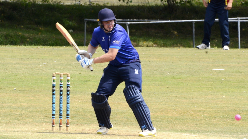 Heathcoat's Dan Pugsley – shared a big stand with Finn Stoneman