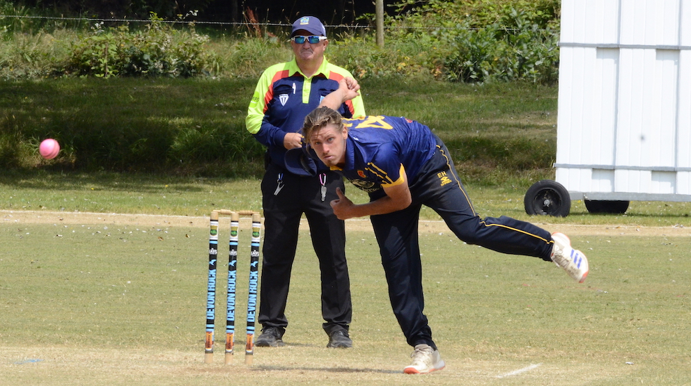 Elliot Hamilton – runs and wickets for Tavistock <br>credit: Conrad Sutcliffe - no re-use without copyright owner's consent
