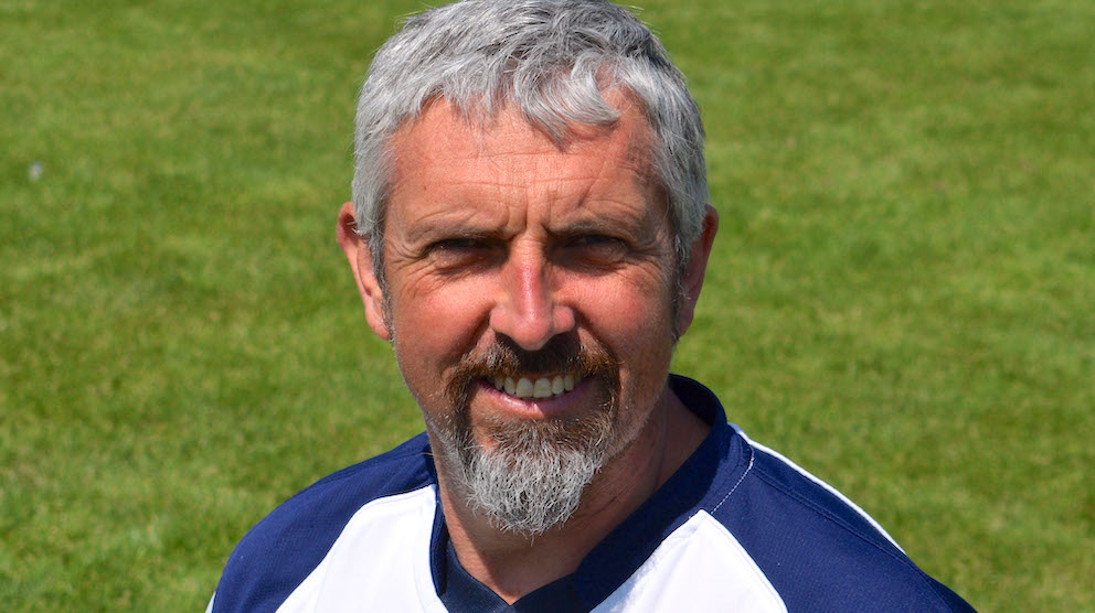 Braunton's Ian Roberts, who saw the side home against Bideford<br>credit: Conrad Sutcliffe - no re-use without copyright owner's consent