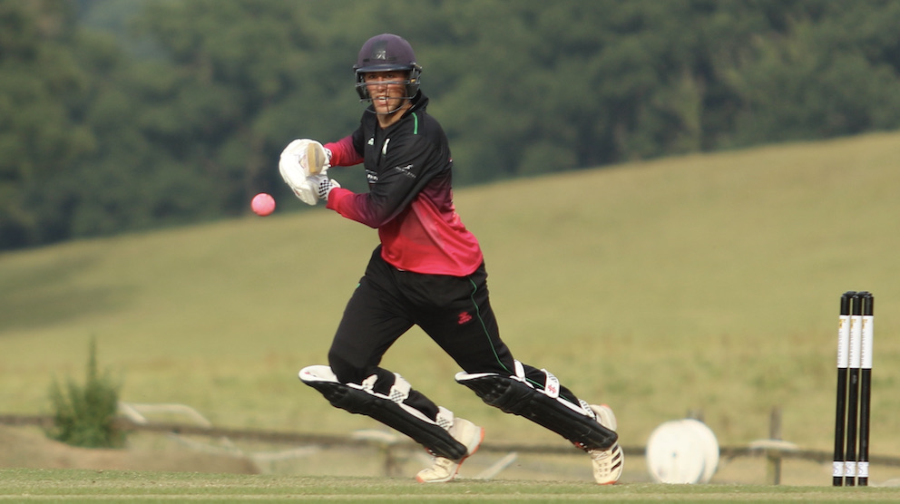 Exmouth's ton-up batsman James Horler<br>credit: D T Sports Photography